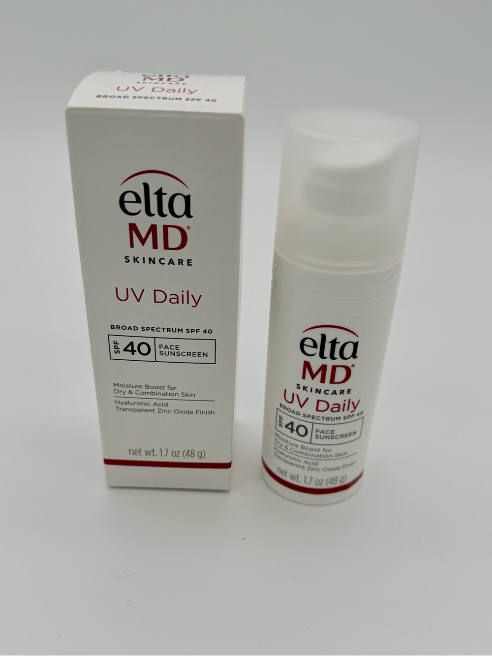 EltaMD UV Daily Face Sunscreen SPF 40 | 1.7 oz | Hyaluronic Acid